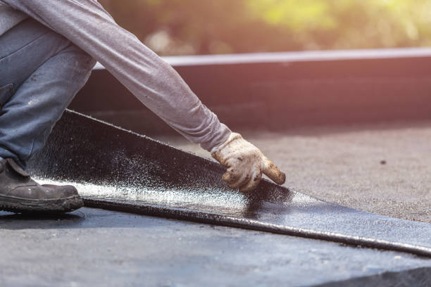 Professional Waterproofing technician working in Latty, OH